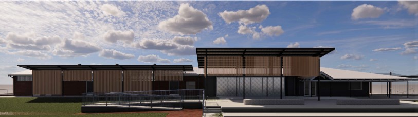 An architects impression of the Norm Sadler Pavilion 