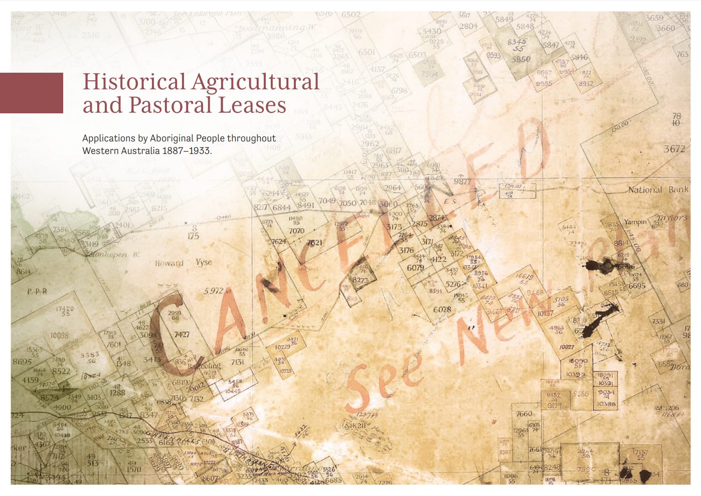 Historical Agricultural and Pastoral Leases cover