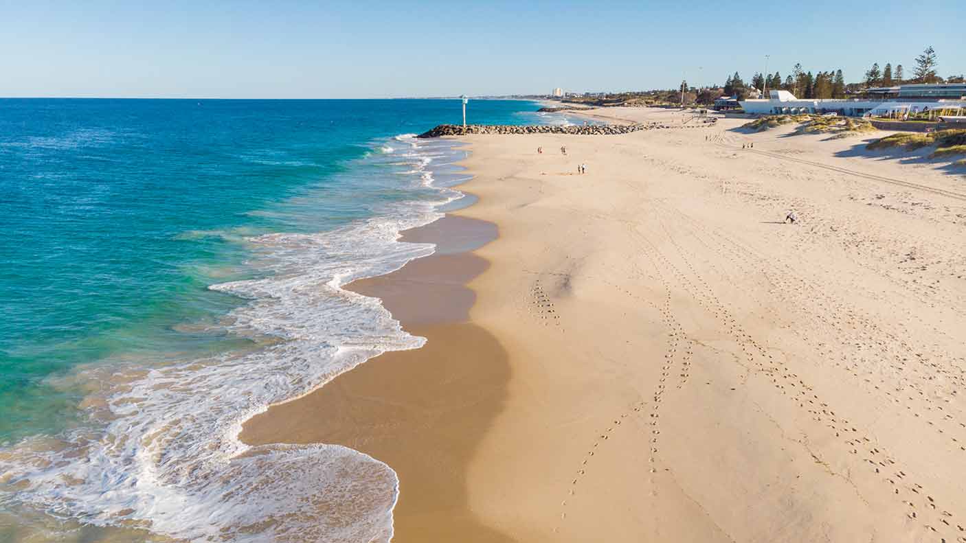 Aerial view of City Beach