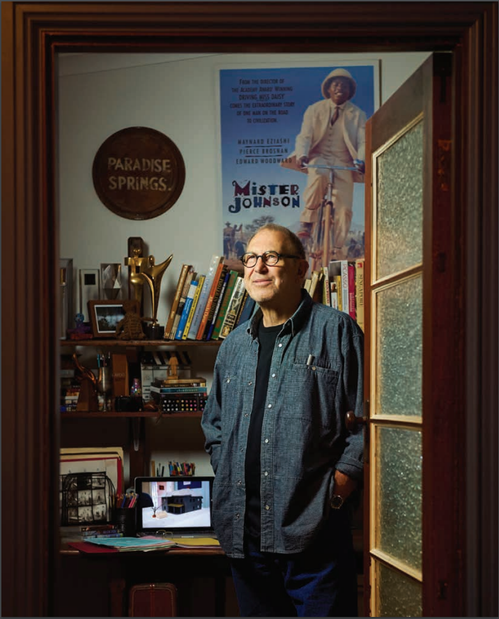 Herbert Pinter in his studio