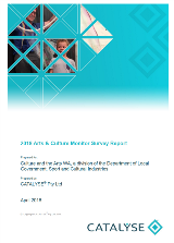 Arts Monitor 2018 Survey