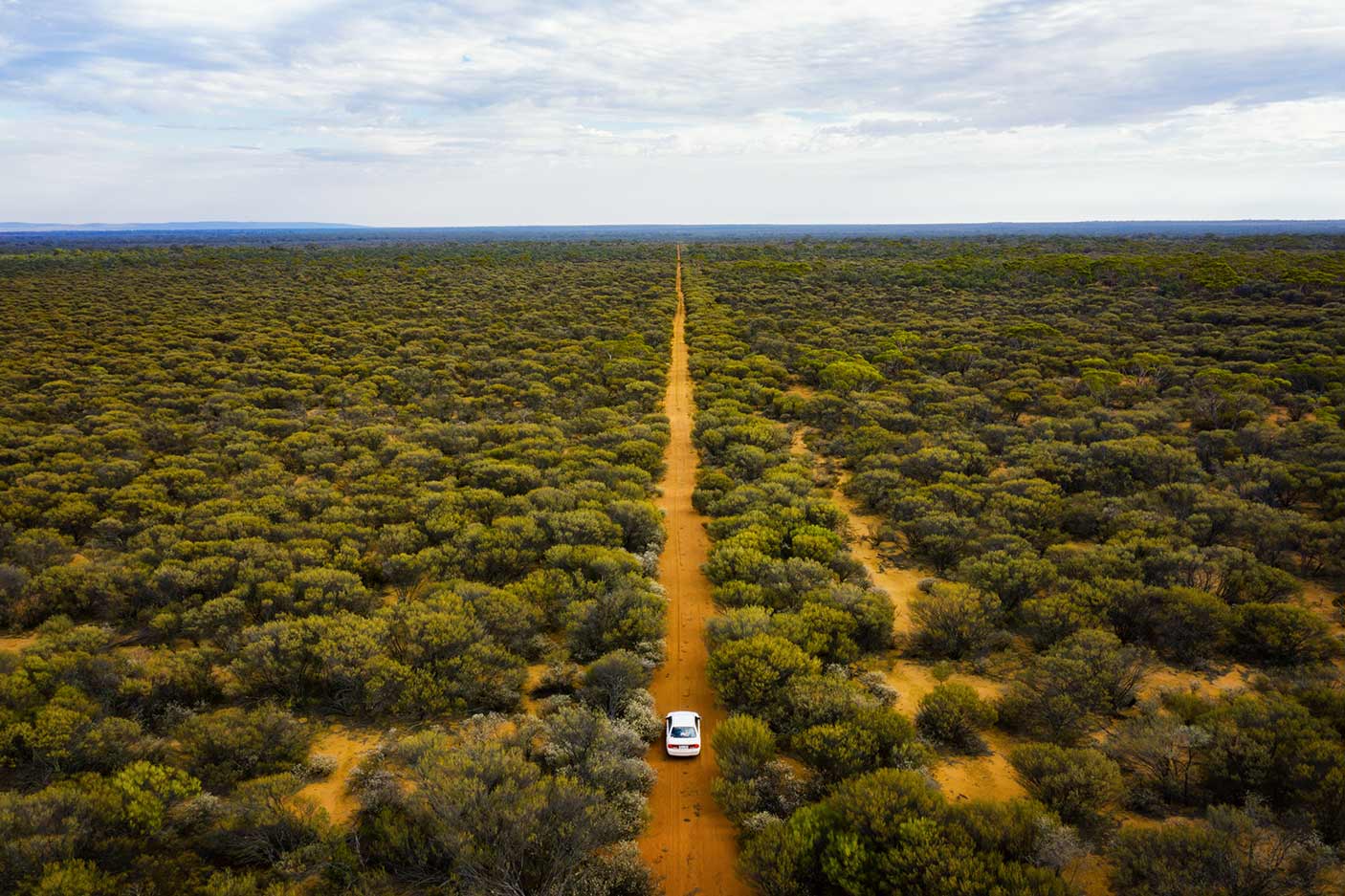 Car driving in West Australian outback