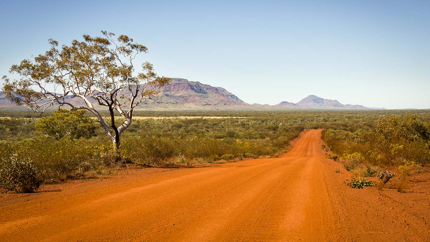 A remote road in the Pilbara