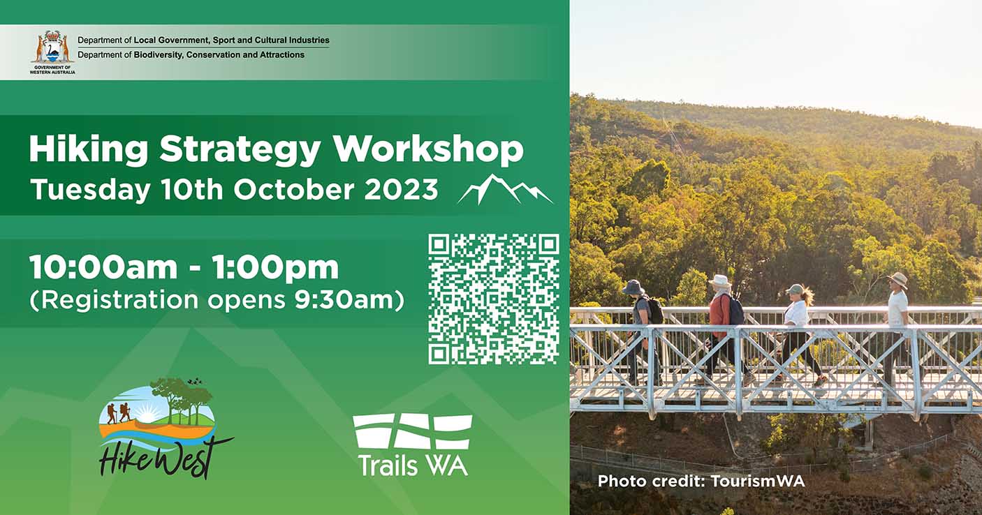 Hiking Strategy Workshop promotional flyer
