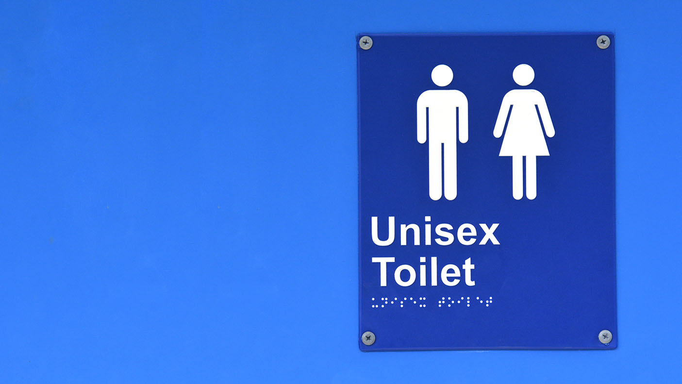 Unisex Toilet sign