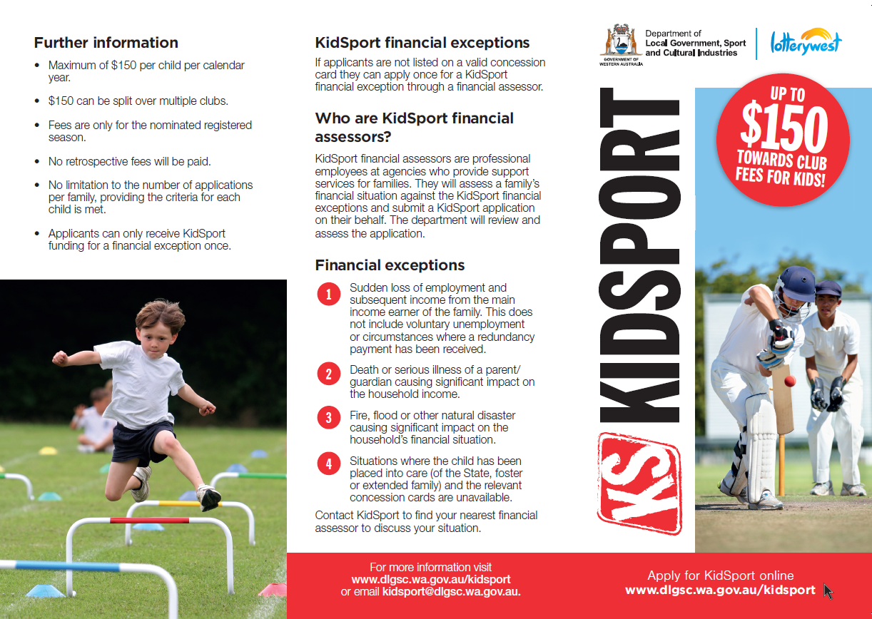 KidSport brochure