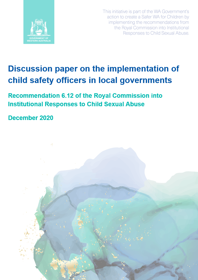 Discussion paper on the implementation of child safety officers in local governments