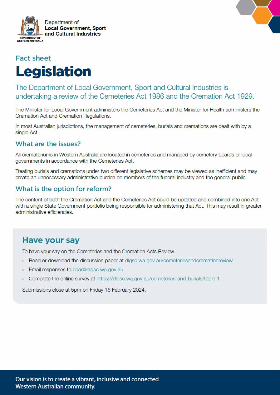 Legislation fact sheet