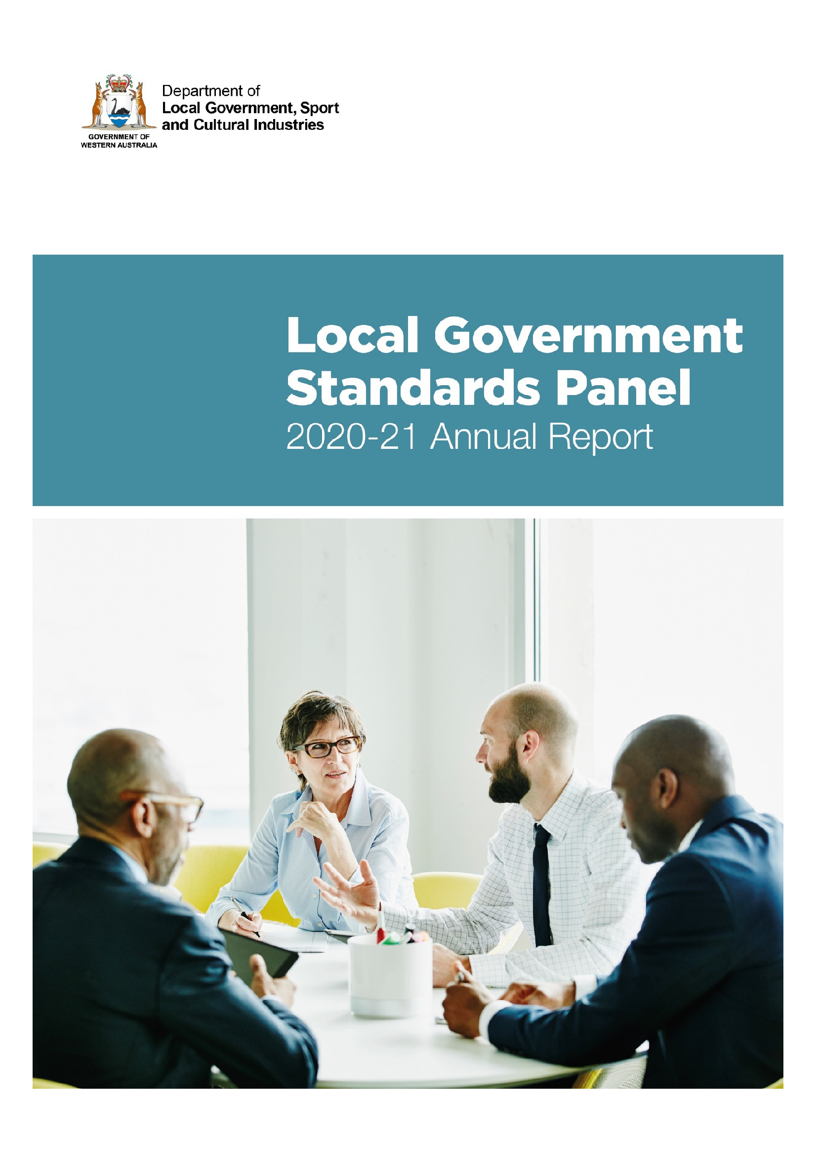 Local Government Standards Panel Annual Report 2020-21 cover