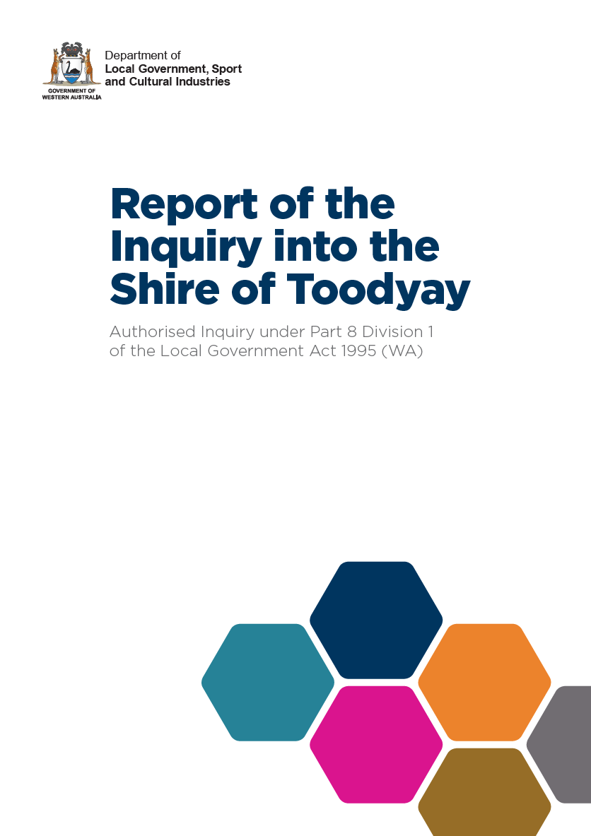 Report of the Inquiry into the Shire of Toodyay