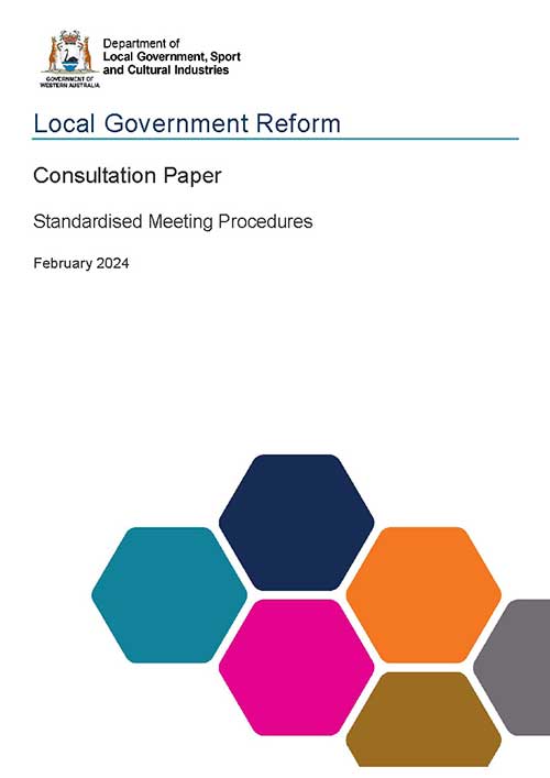 Standardised Meeting Procedures Consultation Paper cover
