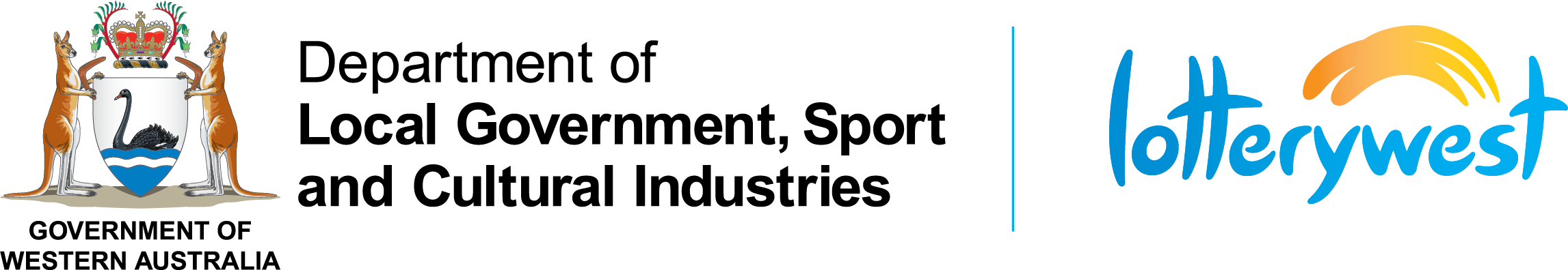 DLGSC and Lotterywest logo