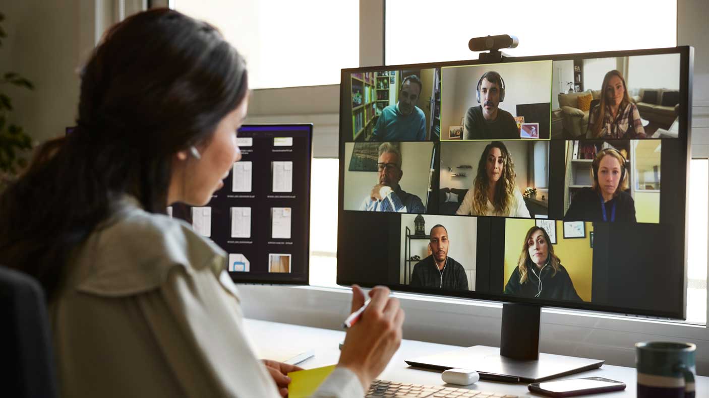 Videoconferencing. Image: Getty Images/Morsa Images
