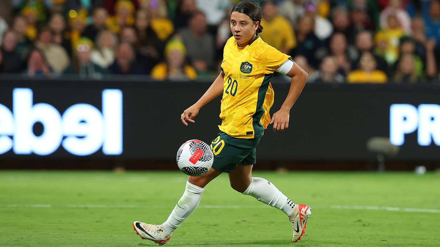 Sam Kerr of the Matildas