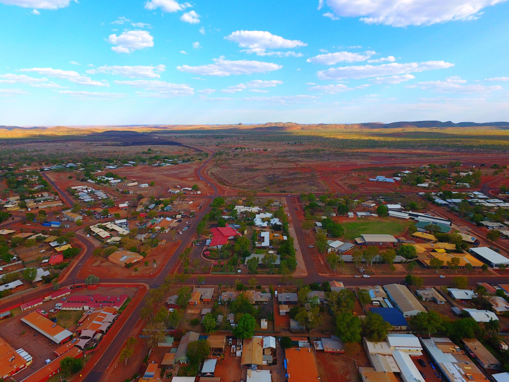 Aerial view of Halls Creek