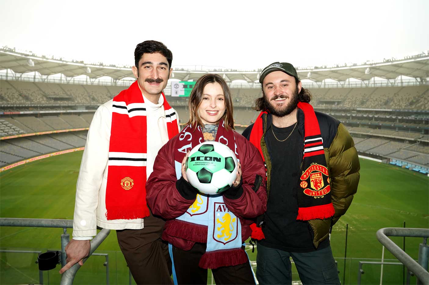 Members of San Cisco at Optus Stadium