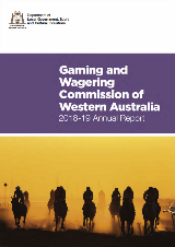 Gaming and Wagering Commission of Western Australia 2018-19 Annual Report cover