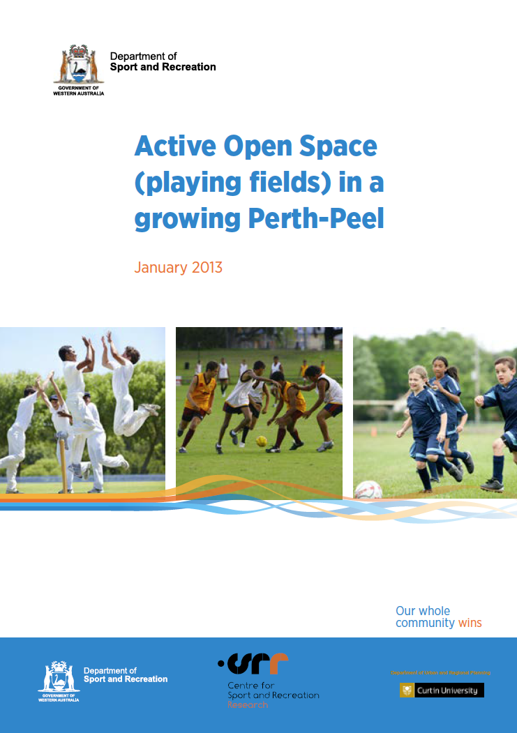 Active Open Space (Playing Fields) in a Growing Perth Peel cover