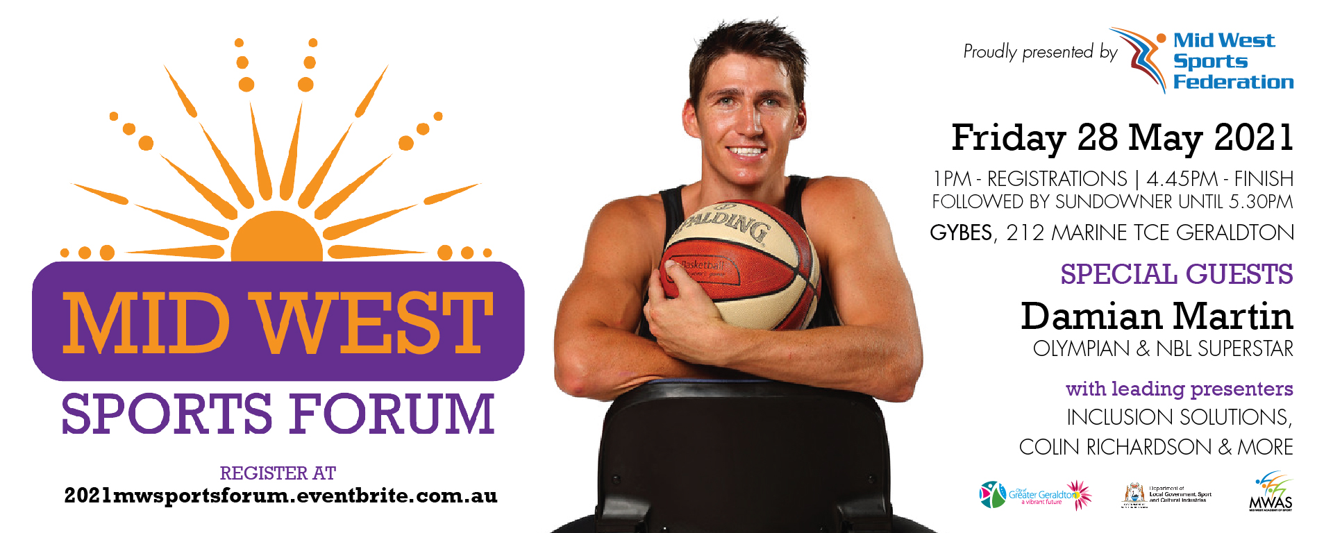 2021 Mid West Sports Forum flyer