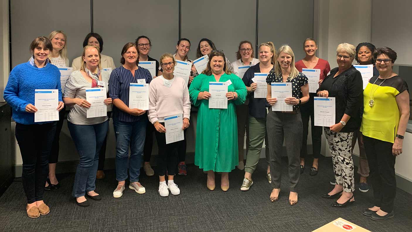 Foundations of Governance participants with presenter Dr Lianne Cretney-Barnes