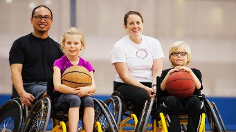Wheelchair basketball participants