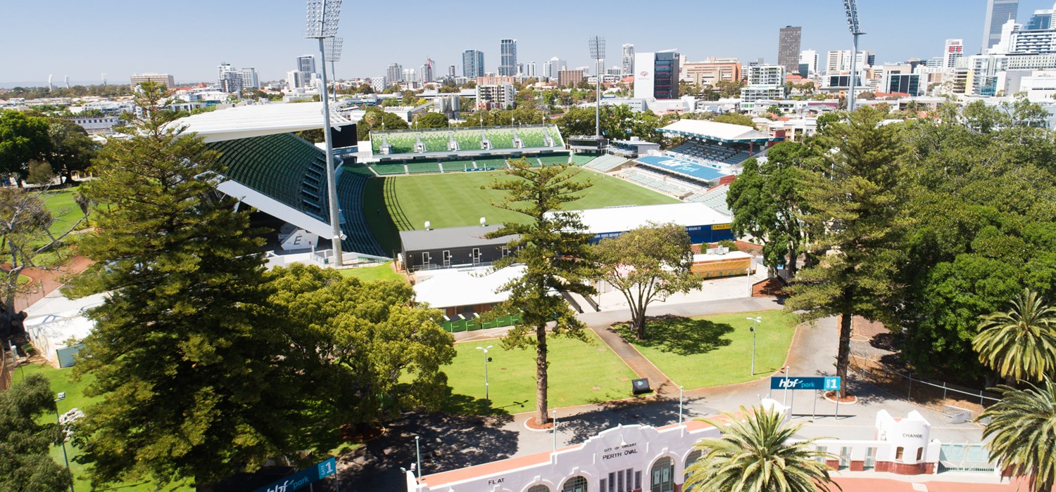 HBF Park high perspective view