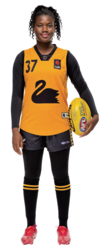 Multicultural Female Uniform Guidelines football (Australia Rules Football) option b