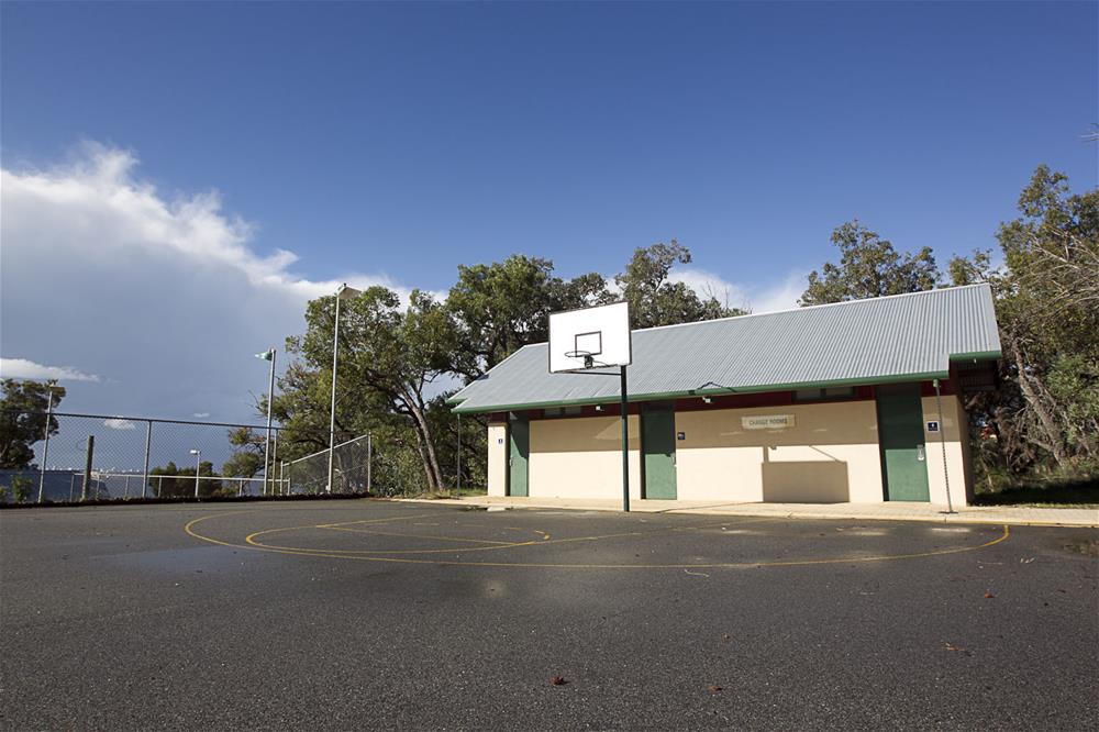 Basketball court and day program change rooms