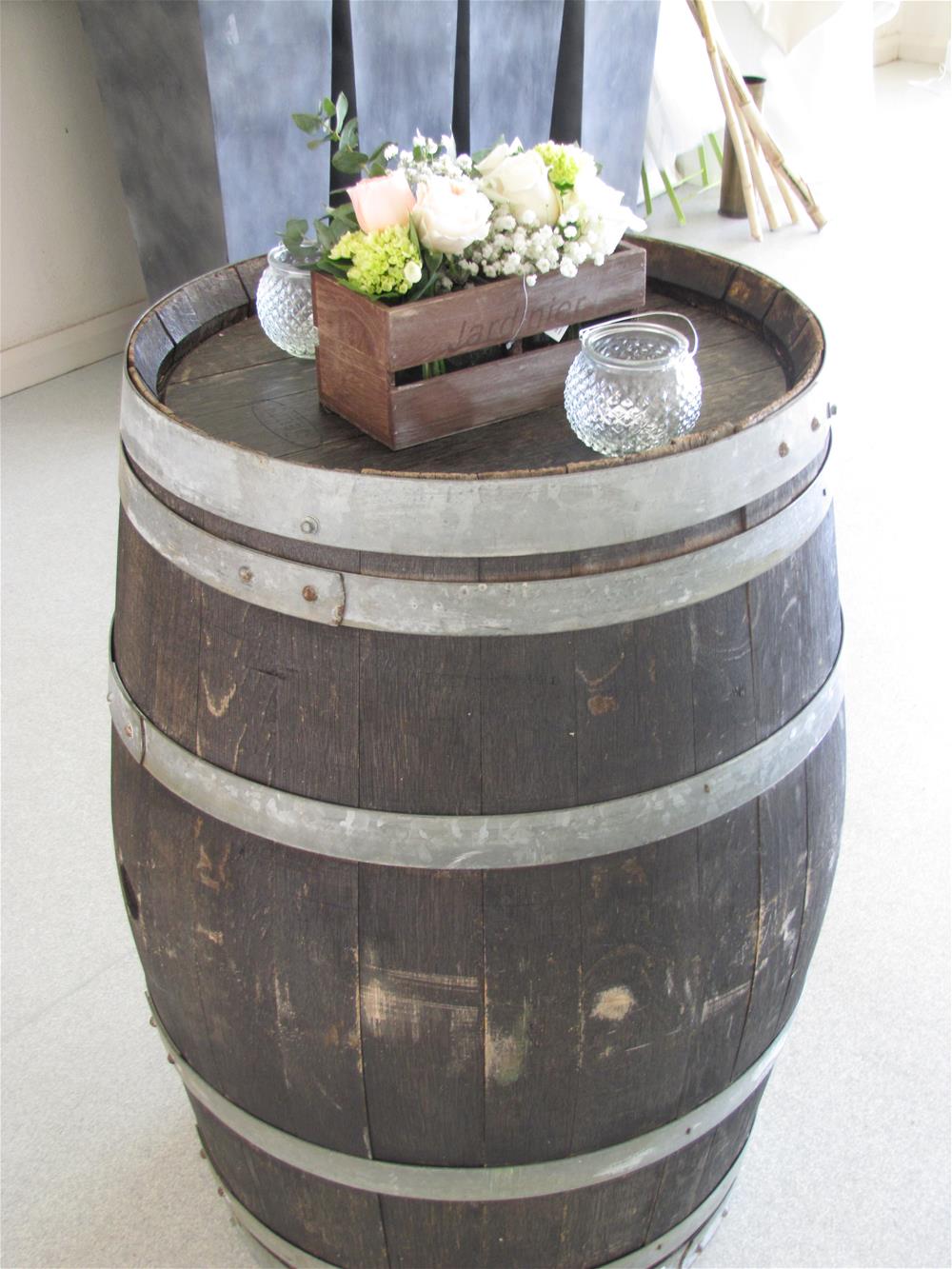 Wine barrel decorations