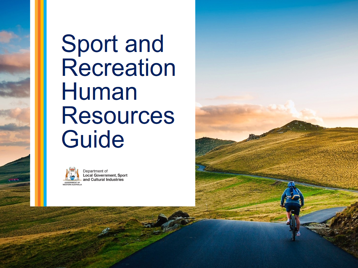 Sport and Recreation Human Resources Guide cover