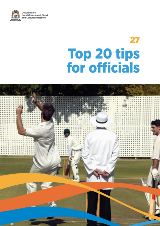 Top 20 tips for officials cover